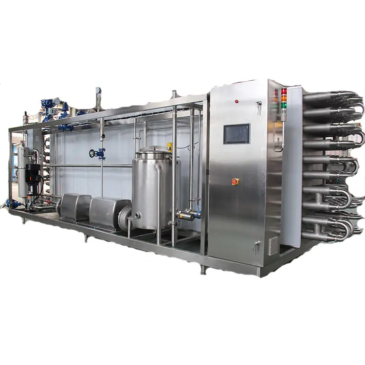 Up-to -date milk beverage production UHT Tube sterilizer