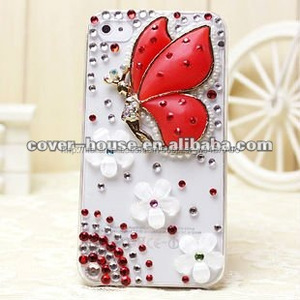 bella farfalla 3d bling caso strass <span class=keywords><strong>per</strong></span> <span class=keywords><strong>iphone</strong></span> 5 <span class=keywords><strong>5s</strong></span> - Product Image 1