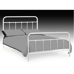 4FT6 Double Vanessa <strong>Vintage</strong> Cream Metal <strong>Bed</strong> <strong>Frame</strong> - Product Image 2