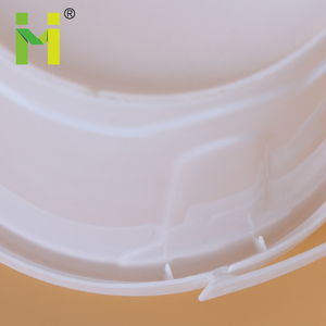 Plastic Honey <strong>Bucket</strong> with Handle 1kg 1.5l 1000 Ml 1L Hot Sale Plastic <strong>White</strong> Round Shape Yogurt <strong>Bucket</strong> - Product Image 6