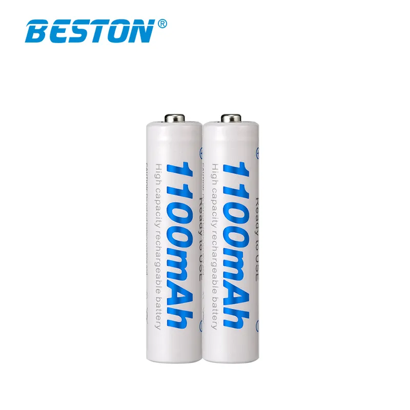 High quality 1000 cycles 1.2V AAA 1100mAh Nimh rechargeable battery for electric toothbrush/toys/remote control/mouse