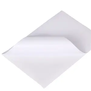 Impresión de adhesivo de papel de etiqueta de hoja A4 en blanco etiqueta engomada impermeable etiquetas