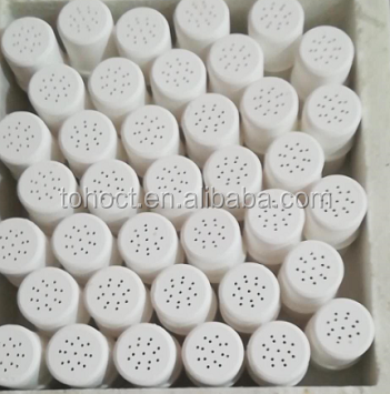 Керамический фарфоровый глиноземный тигель с отверстием