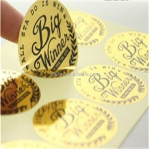 Flexography bạc và vàng tự dính Nhôm lá giấy cho in ấn Sticker - Product Image 6