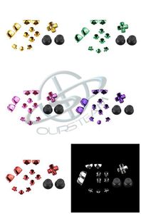 prix de gros argent chromé ensemble complet des boutons de réparation pour le contrôleur sans fil <span class=keywords><strong>Sony</strong></span> <span class=keywords><strong>PS4</strong></span> - Product Image 3