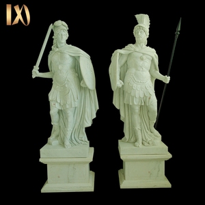 Outdoor ornamenti da <span class=keywords><strong>giardino</strong></span> di pietra <span class=keywords><strong>romano</strong></span> guerriero vintage man statue - Product Image 1