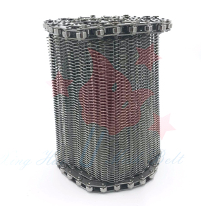 Sabuk jaring tahan suhu untuk rantai rol konveyor udara yang digerakkan untuk industri restoran - Product Image 5
