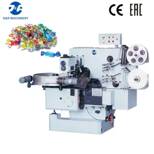 Candy packaging machine simple to handle, professional design double twist candy wrapping machine