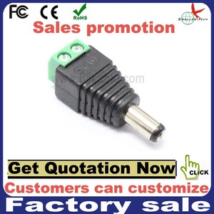 Macho <span class=keywords><strong>2</strong></span>.1mm x <span class=keywords><strong>5</strong></span>.<span class=keywords><strong>5</strong></span> enchufe de alimentación DC <span class=keywords><strong>Jack</strong></span> adaptador de <span class=keywords><strong>conector</strong></span> para CCTV - Product Image 1