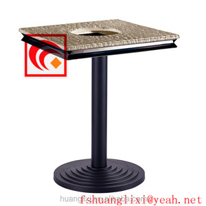 Muebles modernos café pierna maniquí de plástico metal bases de mesa de comedor - Product Image 4