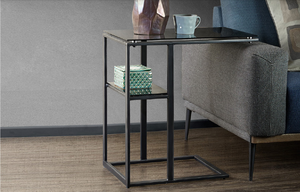 Europeo stile moderno divano letto <span class=keywords><strong>tavolino</strong></span> <span class=keywords><strong>tavolino</strong></span> da caffè in <span class=keywords><strong>vetro</strong></span> nero fuori porta mobili soggiorno fabbrica di porcellana direttamente - Product Image 5