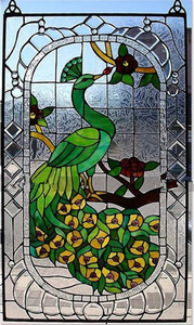 Tùy chỉnh Tiffany phong cách leadlight kính màu cửa sổ nhà máy bán trang trí Xây dựng kính cho phòng khách phòng tắm khách sạn - Product Image 5