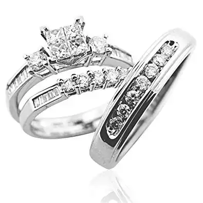 Factory Direct Wholesale Finger Ring Cubic Zirconia Engagement Wedding Rings