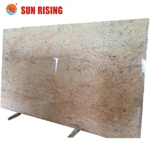 Slab Price New Color Kashmir Gold Yellow Granite Slab For Sale