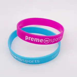 Pulseras de goma silicone sale wristband silicone armband bracelets personalized custom hand band