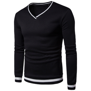 Suéter <span class=keywords><strong>de</strong></span> <span class=keywords><strong>Cuello</strong></span> en V con Costuras <span class=keywords><strong>de</strong></span> Manga Larga <span class=keywords><strong>de</strong></span> Alta Calidad para <span class=keywords><strong>Hombre</strong></span>, Primavera 2022 - Product Image 5