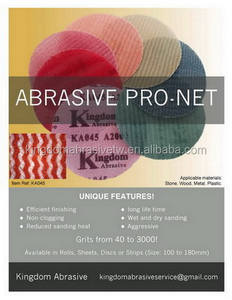 Bande abrasive de ponçage 6 "disque de ponçage pour la finition de carrosserie de voiture - Product Image 5