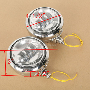 TCMT 4-1/2 "LED Auxiliaire Spot Brouillard Passant Lumières et Logement Seau pour <span class=keywords><strong>Harley</strong></span> <span class=keywords><strong>Moto</strong></span> XF2906333-E - Product Image 2