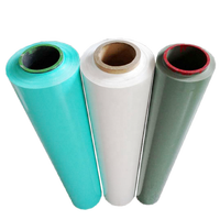 500/750mm vert/blanc herbe foin balle Wrap Silage Wrap Film pour Grain
