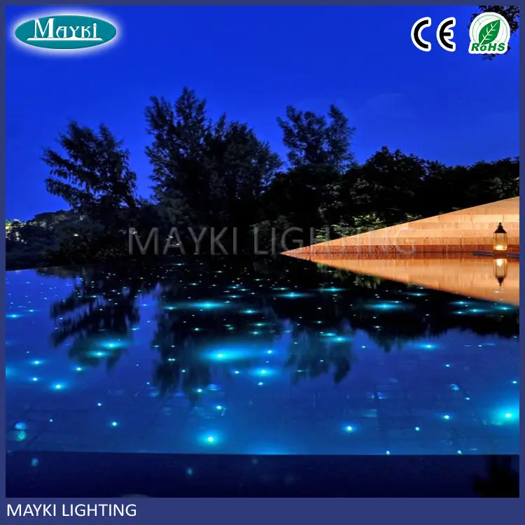 Высокое качество плавательный бассейн волоконно-оптического освещения со светодиодным источником света двигателя и конец свечение оптического волокна