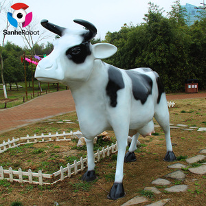 Vita come simulazione realistica fattoria animale animale mucca bovini Yak bufalo per Zoo museo parco divertimenti Animatronic modello per vendere - Product Image 2