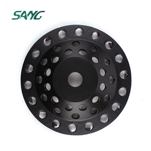 Disco abrasivo <span class=keywords><strong>de</strong></span> diamante <span class=keywords><strong>de</strong></span> <span class=keywords><strong>7</strong></span> <span class=keywords><strong>pulgadas</strong></span> con segmentos <span class=keywords><strong>de</strong></span> flecha para pulir piedra y hormigón con amoladora angular - Product Image 4