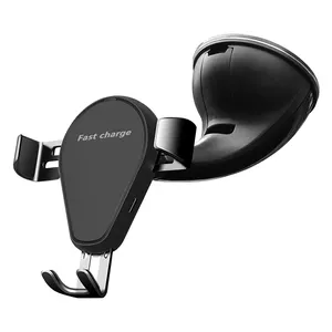 QI car phone mount wireless charger air vent magnet car cradle charging holder for Samsung Galaxy Note 8 S8 Plus