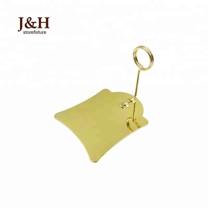 Snap Thực Phẩm Tên Thẻ Dấu Hiệu Chủ Giá Tag Chủ Kim Loại Bánh Nhãn Chủ Siêu Thị Giá Tag Clip - Product Image 3