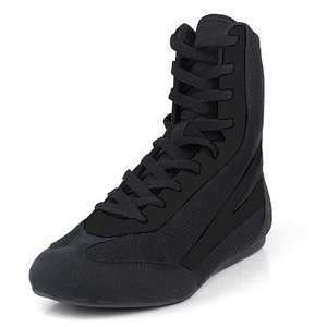 Prix d'usine en gros Bottes de <span class=keywords><strong>boxe</strong></span> noires pour hommes Chaussures de <span class=keywords><strong>boxe</strong></span> - Product Image 3