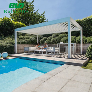 Proveedor <span class=keywords><strong>de</strong></span> China ajustable instalación motorizado aluminio toldo eléctrico persianas pergola - Product Image 2