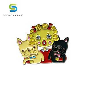 Diseño personalizado mujer desnuda de esmalte suave Pin de solapa insignias de Metal con la gente sin rostro - Product Image 4