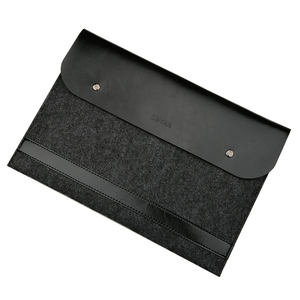 Promosyon bayanlar ince deri dizüstü bilgisayar kılıfı kılıf koruyucu 12 ''13'' 15 ''<span class=keywords><strong>Mac</strong></span> bilgisayar için keçe çanta ile kapak bilgisayar - Product Image 6