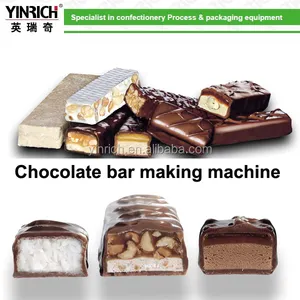 Barre de chocolat faisant la machine