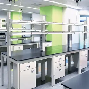 Pelapis Lab Tahan Kimia/Atas Meja Resin Fenolik untuk Furnitur Laboratorium