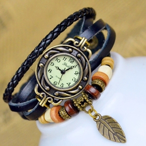 Ensemble de bracelet et montre pour femme pas cher, bracelet en corde, montre-bracelet - Product Image 2