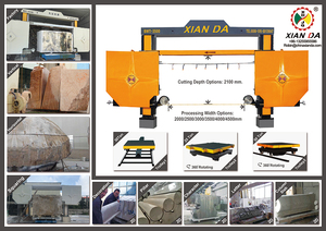 Sabit elmas tel testere kesme taş granit mermer blok tek tel profil soyunma kazıma makinesi - Product Image 2