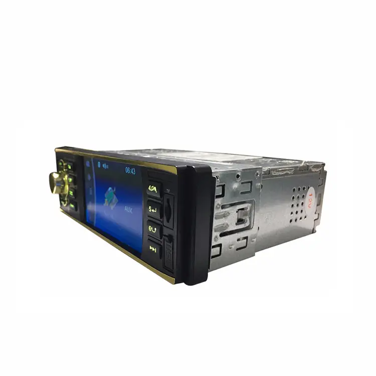 IOKONE-reproductor de MP3 para coche, Radio con Transmisor FM, 1 Din, Flash, precio al por mayor