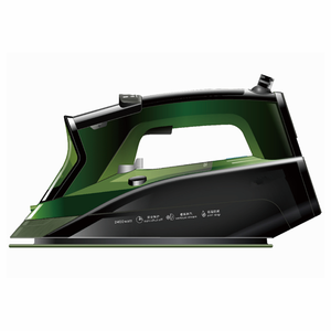 Fer à vapeur avec écran LCD et vapeur <span class=keywords><strong>verticale</strong></span> pour usage hôtelier, 2500W, semelle en céramique électrique, pièces de rechange gratuites et retour/remplacement - Product Image 1