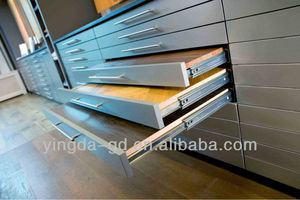 Trilho telescópico ajustável, suporte lateral, invisível, com fechamento macio, para gavetas/canais telescópicas/deslizante/gaveta fgv - Product Image 4