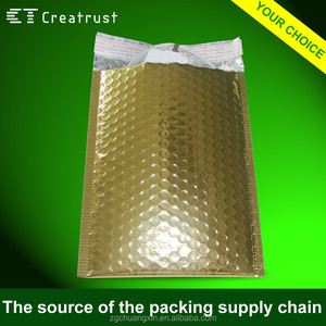 ฟองโฮโลแกรม4X8บรรจุถุงใบปลิว <span class=keywords><strong>Oem</strong></span> Polymailers เมทัลลิคสีทอง Pluriball Mailer ถุงฟองฟอยล์โฮโลแกรมฟอง - Product Image 6