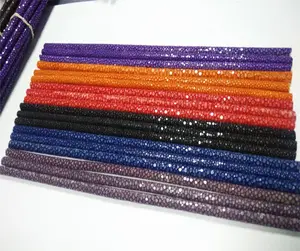 6mm glänzende echte Stingray-Leders chnur für Schmuck herstellungs lieferanten, Stingray-Haut aus Bangkok