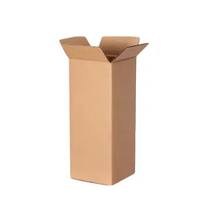Rigid foldable recycled paper packaging corrugated carton box for bottle/ champagne /water cups