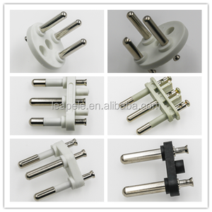 Es-102 Italia macho insertar CEI 4,0 MM 10A 2-pin 2-polo 2-punta Semi-aislado estándar para cables - Product Image 6