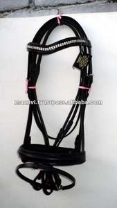 BRIDA DE CABALLO DE CUERO MÁS VENTA CON COSTADO FANTASÍA INCLUIDO RIENAS DE CUERO HARDWARE DE ACERO INOXIDABLE ACOLCHADO SOFTY - Product Image 2