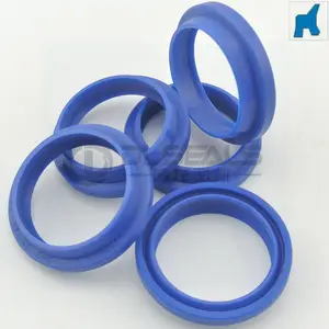 Cincin segel minyak PU ukuran kustom buatan pabrik Tiongkok segel pengikis Wiper DHS untuk Silinder minyak hidrolik - Product Image 3