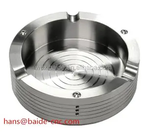 Cenicero Premium de acero inoxidable de Titanio metálico personalizado con 3 varillas más ligeras, buen precio, fabricante de piezas de mecanizado CNC