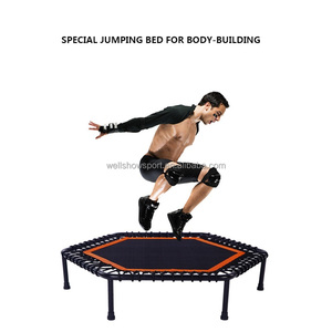 Trampoline de sport Wellshow avec barre de maintien réglable, rebondisseur de fitness, entraîneur cardiovasculaire pour adultes - Product Image 5