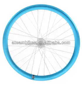 Rad-OEM Blau S2 Duomatic Hub 700C Aluminium Fahrrad Räder felge