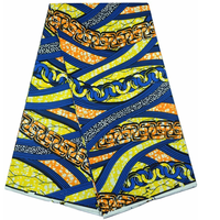 Tissu 100 % Polyester Nouveaux Motifs Imprimé Java Africain pour Vêtements Africains et Pagne
