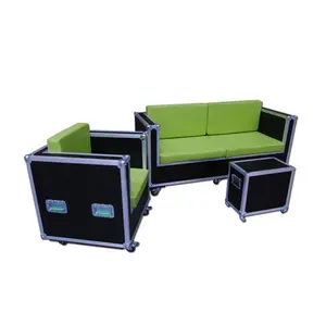 Disesuaikan 2 Sofa 3 Seater Furniture Penerbangan Peta Case